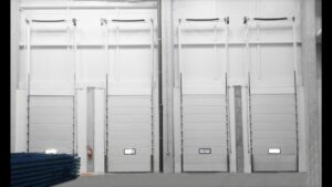 Porta Guilhotina Motor Elétrico para Portão Industrial