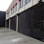kit porta industrial de aço porta de enrolar automatizada motor para portão de garagem