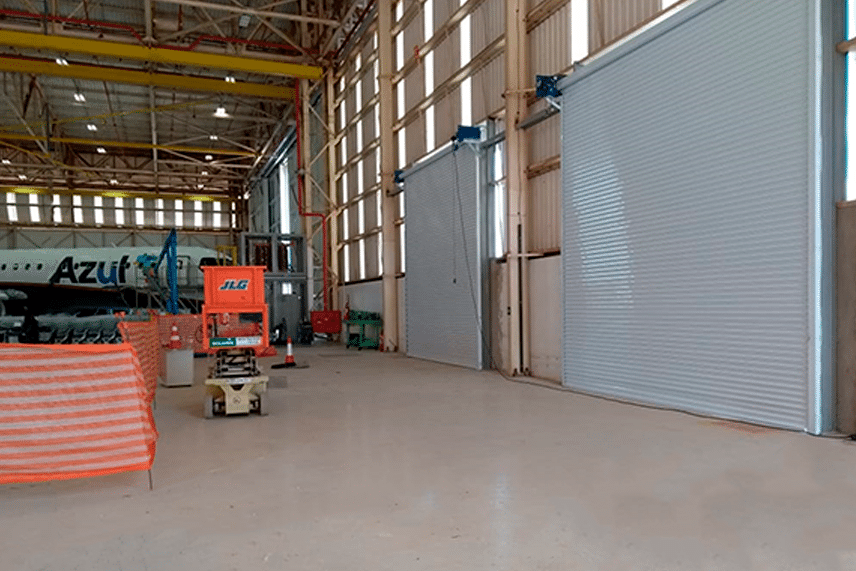 Kit Porta Industrial de Aço Porta de Hangar Portas Industriais