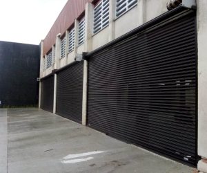 Porta de Enrolar Transvision Comercial 5 Kit Porta Industrial de Aço Porta de Enrolar Automatizada Motor para Portão de Garagem