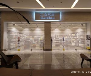 Porta de Enrolar Transvision Comercial 6 Portas de Aço Para Lojas Portas de Shopping